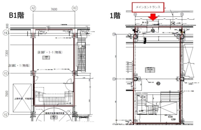 フレーム神南坂F1 間取り図