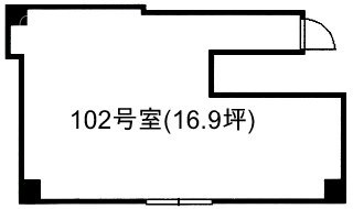 マノワール藤ビル102 間取り図
