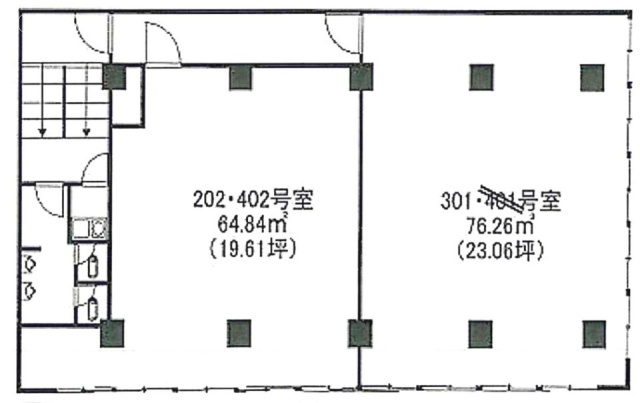 三平ビル301 間取り図