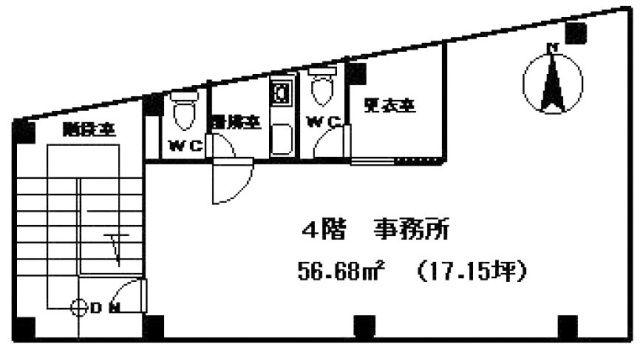 ニューヨークコンフィデンスビル4F 間取り図