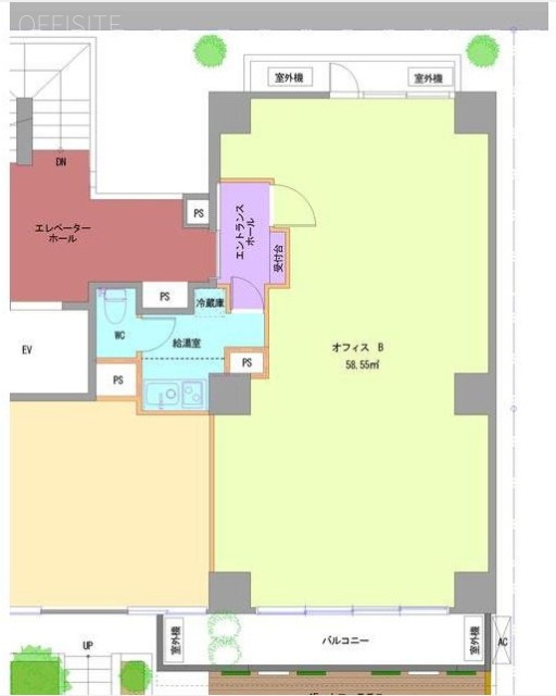 東豊ハイツビル202 間取り図