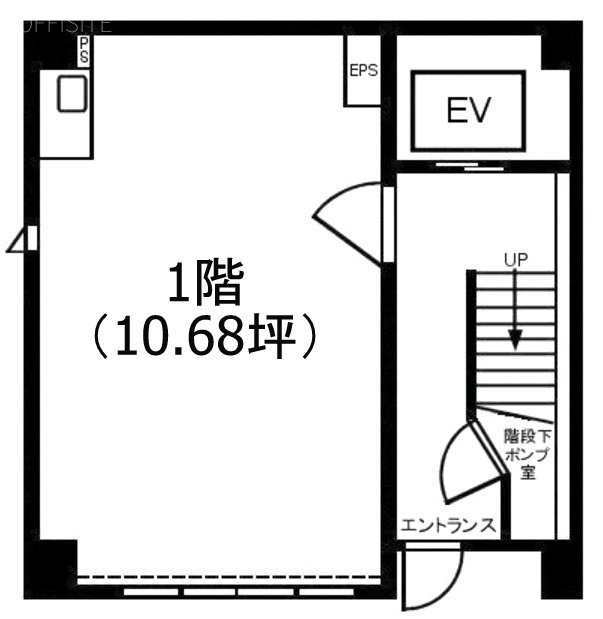 日本遠東ケービーケービル1F 間取り図