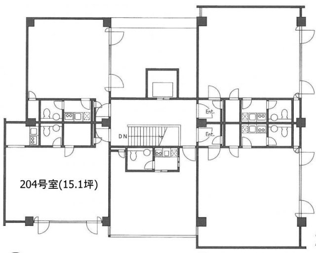 エルオフィス神宮前204 間取り図