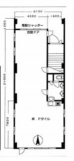 樺島ビル1F 間取り図