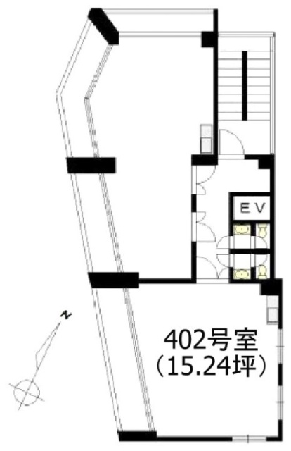 ピアットワンビル402 間取り図