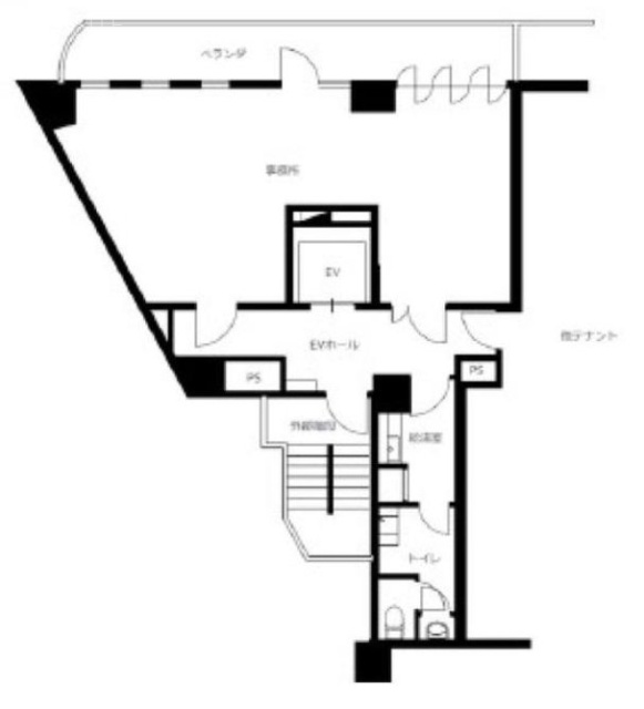 若林ビルB 間取り図