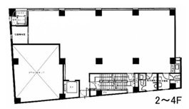 角張ビル4F 間取り図