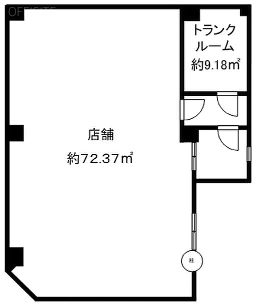 SK代々木ビルB1F 間取り図