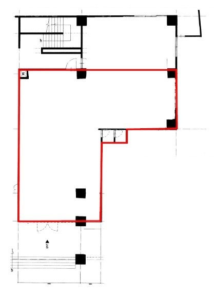 広尾オフィスビル1F 間取り図