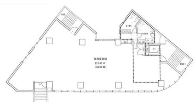 本澤ビル2F 間取り図