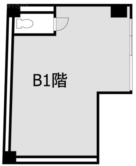 ベルバン赤坂B101 間取り図