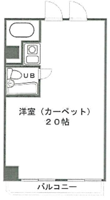 サンシャインコーケンプラザ池袋ビル601 間取り図