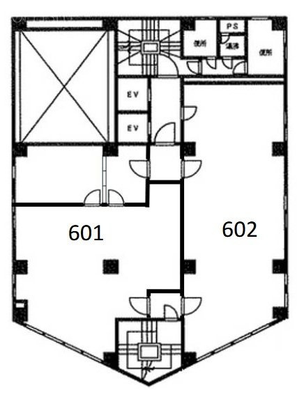 千代田寿ビル601 間取り図