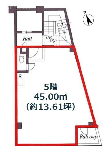 ユースクエア御茶ノ水5F 間取り図