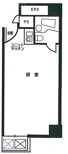 浜松町ダイヤハイツ1006 間取り図