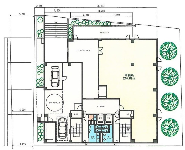 ノービィビル1F 間取り図