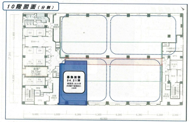 シーフォートスクエアセンタービル10F 間取り図