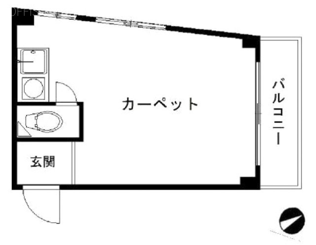 六本木明泉ビル405 間取り図