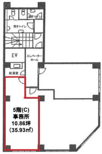 深山ビルC 間取り図