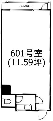 千年ビル601 間取り図