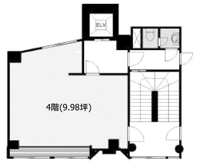 サンネット千駄ヶ谷ビル東 間取り図