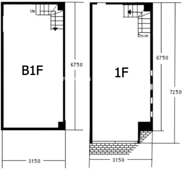 RDMビルB1F~1F 間取り図