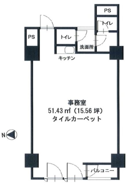 セントヒルズ池袋301 間取り図