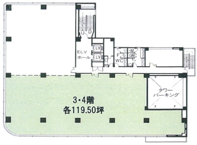 タニビル402 間取り図