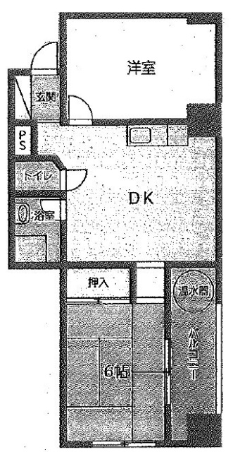 寛永寺坂ハイム204 間取り図