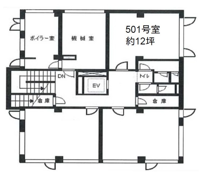 新代々木ビル501 間取り図