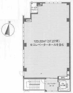 フィールド代々木上原ビル3F 間取り図