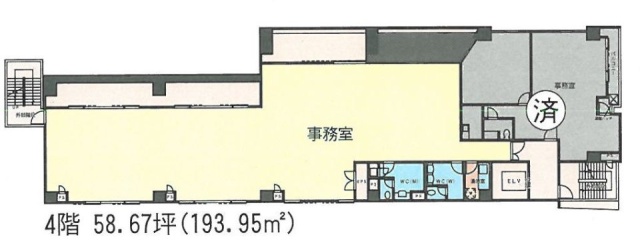 スタープラザ(Star PlazaⅠ)4F 間取り図