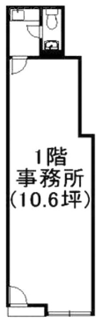 鍵山ビル1F 間取り図