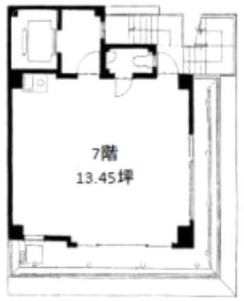 SK茅場町ビル7F 間取り図