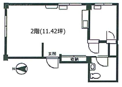 ヴィラ外苑2F 間取り図