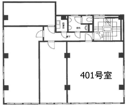 芳町ビル401 間取り図