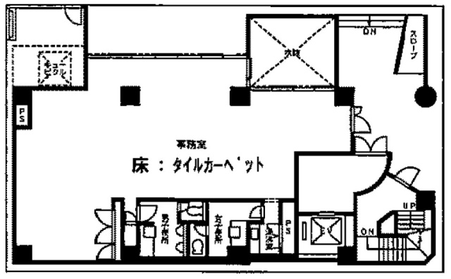 池袋ツルミビル1F 間取り図