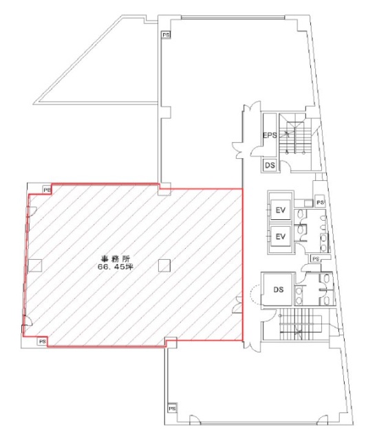 麹町センタープレイス3F 間取り図