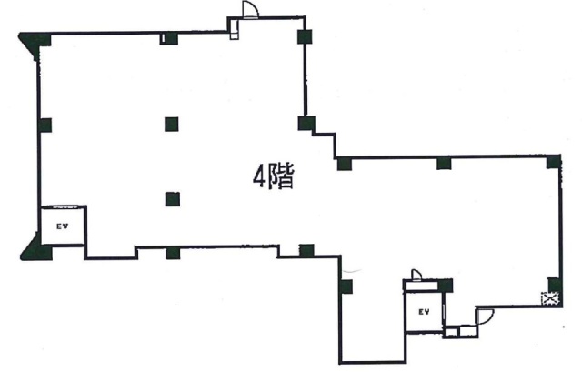 十字屋ビル4F 間取り図