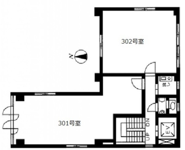 中島ビル301 間取り図