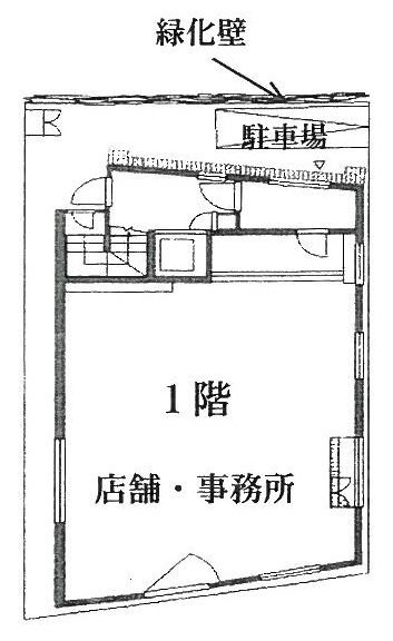 慶成神宮前ビル1F 間取り図