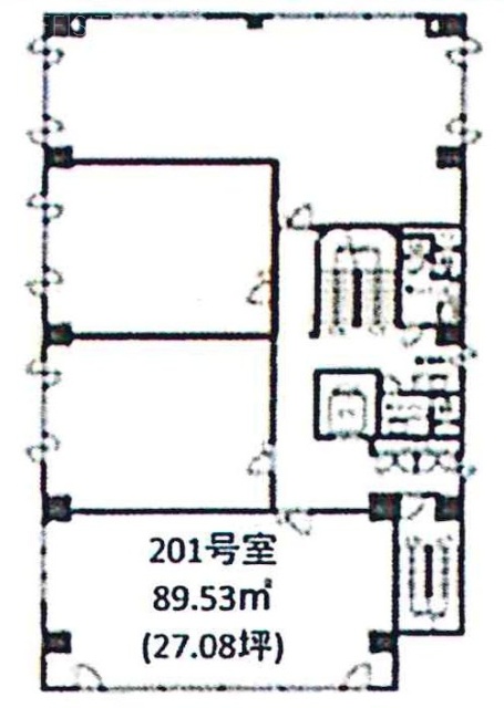 新横浜葉山第3ビル201 間取り図