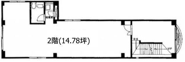 YKビル2F 間取り図