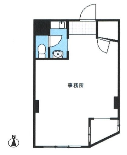 原宿タウンホーム204 間取り図