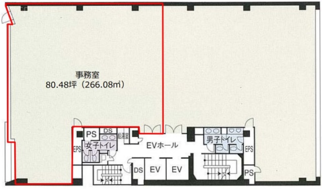 ラウンドクロス新宿8F 間取り図