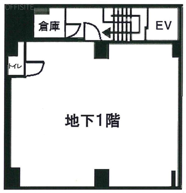 プルミエール志木ビルB1F 間取り図