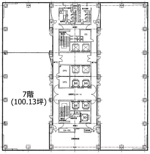 あいおいニッセイ同和損保新宿ビル7F 間取り図