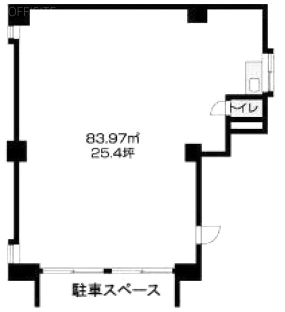 加藤ビル1F 間取り図