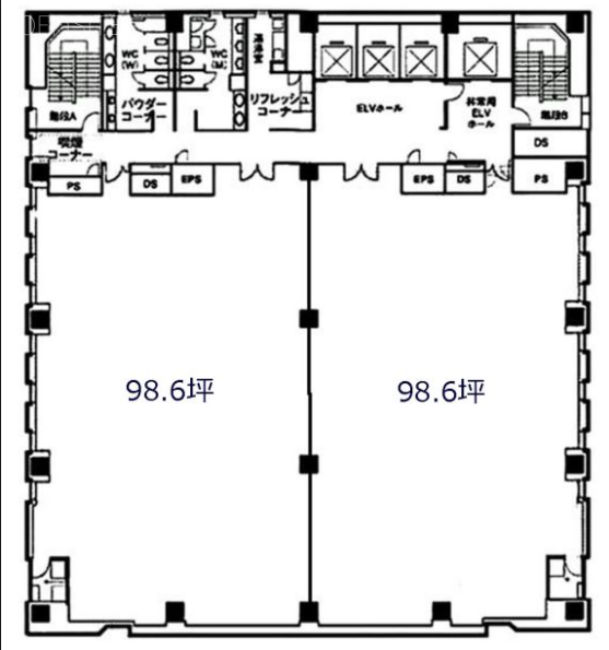 友泉新横浜ビル6F 間取り図