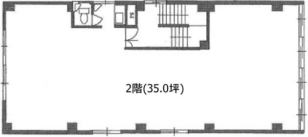 斉藤第二ビル2F 間取り図